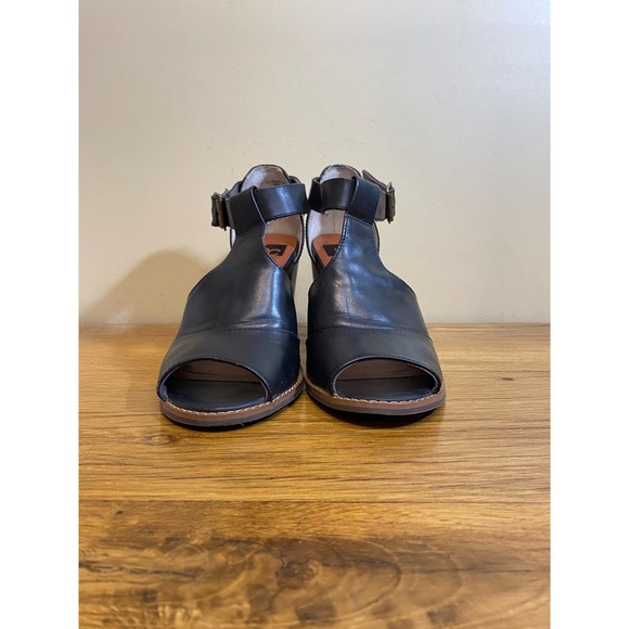 Women’s BC Peep Toe Block Heel Pump US 7.5, Black - Picture 4 of 10